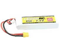 LemonRC Pack de batterie (LiPo) 7.4 V 850 mAh Nombre de cellules: 2 35 C Softcase XT30