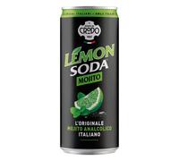 Lemonsoda Crodo Soda au citron Mojito Limonade italienne 330 ml
