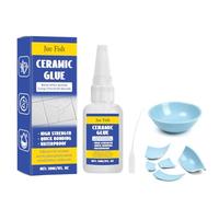 LEMONSTONE Colle à porcelaine 30 ml - Colle céramique avec bouchon anti-obstruction - Colle instantanée pour céramique et porcelaine - Colle extra forte et polyvalente pour porcelaine, vaisselle