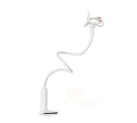 Lemooner Support Universel Multifonction De Support De Caméra pour Le Support De Moniteur De Bébé sur Le Bras Long Réglable De Berceau De Lit ,Blanc