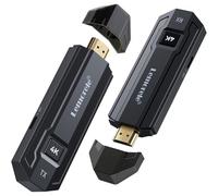 Lemorele 4K HDMI Wireless Transmitter and Receiver,5G HDMI Transmission Supports 8 TXS to 1 RX for Streaming Video and Audio from Laptop/PC/Camera to Monitor/Projector/TV