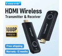 Lemorele 50m transmetteur et récepteur HDMI sans fil 1080P Image vidéo émetteur-récepteur Kit d'extension pour ordinateur portable TV projecteur moniteur TX et RX