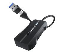Lemorele Adaptateur CarPlay sans Fil pour iPhone, 5.8GHz Android Auto sans Fil Adaptateur 2 in 1 pour Les Voitures CarPlay Câblées en Usine, USB C/A