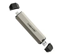 Lemorele Adaptateur de Boîtier SSD M.2 NVMe, Adaptateur de Boîtier de Disque Dur Externe PCIe NVMe M.2 USB C 3.1 Gen2 (10Gbps) sans Outil pour M-Key & M+B Key SSD (2230/2242/2260/2280)