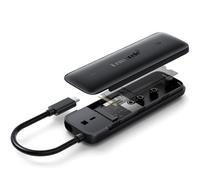 Lemorele Boîtier SSD M.2 NVMe USB C 3.2 Gen 2, Adaptateur SSD M.2 10 Gbps pour M Key/M+B Key 2230/2242/2260/2280, Supporte UASP et Trim, Compatible 4 to