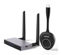 Lemorele Émetteur Récepteur sans Fil USB C vers HDMI, 50 m, 1080P@60Hz