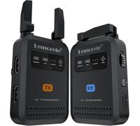 Lemorele Émetteur Récepteur Vidéo HDMI sans Fil R5000, Portée 200 M, Double Antenne 5G Hz, Latence 50 ms, Prise en Charge De Jusqu'à 4 Récepteurs, avec Application Mobile