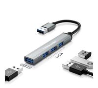 Lemorele-Hub Usb 3.0 Type C À 4 Ports,5gbps,Adaptateur Pour Macbook Pro Air Dallas,Accessoires Pour Ordinateur Portable - Type Usb