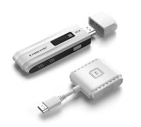 Lemorele Kit HDMI sans Fil, 50 m, 1080P@60Hz, Latence env. 30 ms | Transmission HDMI sans long câble - pour PC portable, box TV et autres sources HDMI vers TV, écran ou projecteur