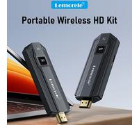 Lemorele Transmetteur et Récepteur HDMI Sans Fil 4K Plug & Play 50M pour PC, TV, Caméra, Projecteur, Home Cinéma 4K