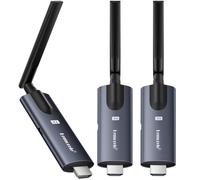 Lemorele Transmetteur HDMI sans Fil avec 2 récepteurs, 1080P, supporte 1 TX pour 4 RX Max. Diffusion vidéo de PC, caméra, Box TV vers HDTV, Moniteur, projecteur