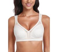 Lemorosy Soutien-Gorge Non Rembourré Confort Fort Jacquard à Armatures Grandes Tailles 15