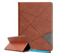 LEMORRY Coque pour Samsung Galaxy Tab S4 10.5 / SM-T830 / SM-T835, Étui pour Tablette en Cuir Premium Flip Cover avec Fentes pour Cartes, Béquille, Magnétique Caché (Marron)