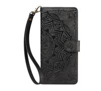 LEMORRY Étui für Motorola Moto Edge X70 Air Coque Cuir Portefeuille Magnétique Support Intégré, 3 Fentes Cartes, Protection Silicone Flip Housse Rabat pour Motorola Moto Edge X70 Air, Noir