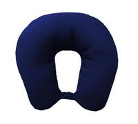 Lemos Home Coussin de Nuque, avec Rembourrage en Microfibre, Coussin de Voyage Confortable pour Avion, Voiture, Bureau, idéal pour Le Camping, Les Vacances et Les Gadgets de Voyage (Bleu Marine)