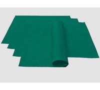 Lemos Home Lot de 4 Sets de Table de qualité supérieure en 100% Coton - Collection Concept - Couleur et Taille au Choix - 46 x 36 cm - Vert Sapin