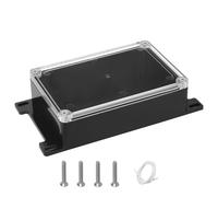 LeMotech Boîte de jonction étanche IP65 - En ABS - Montage en saillie - Avec oreille fixe - Boîtier de câble extérieur étanche à la poussière - Pour l'intérieur et l'extérieur - 150 × 100 × 44 mm (1