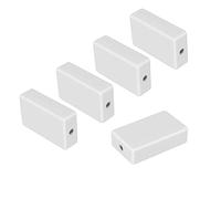 LeMotech Lot de 5 boîtiers de distribution électrique en ABS - Petite taille - Blanc - Dimensions extérieures : 60 x 36 x 17 mm