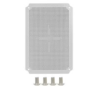 LeMotech Plaque de montage pour boîte de jonction, panneau intérieur en plastique ABS avec vis pour installation sur boîtier électrique avec loquets, 31 x 21 cm