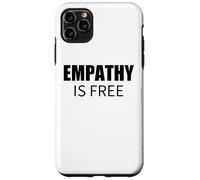 L'empathie est Libre - Commentaire Social Minimaliste Audacieux Coque pour iPhone 11 Pro Max