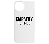 L'empathie est Libre - Commentaire Social Minimaliste Audacieux Coque pour iPhone 14 Plus
