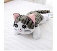 Lempefe 30 cm Chat en Peluche Jouets Chat Chi en Peluche Poupée Douce Animal Poupées Fromage Poupées Oreiller Coussin pour Enfants B 30 cm