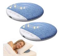 Lempefe Bluetooth Pillow Speaker for Sleeping, 11mm Ultra-Thin Pillow Bluetooth 6.0 Speaker with White Noise & Sleep Timer, Pillow CD Player for Bedtime Music & Audiobooks, for Peaceful Nights (2Pcs)
