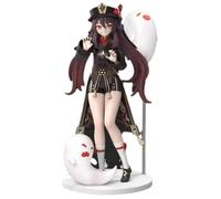 Lempefe Figures, Figurine d'anime Hu Tao, 18,5 cm/7,3 Pouces PVC Action Statue Modèle Jouet Poupées de Dessin animé Ornements de Bureau