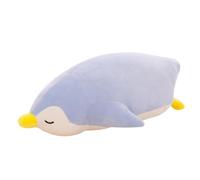 Lempefe Pingouin en Peluche, 50 cm, Douce, en Peluche, en Forme de Pingouin, Coussin, Cadeau, pour Enfants/Adultes, Bleu