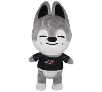 Lempefe SKZOO Peluche Stray Kids Plush Doll, Mignon dessin animé Anime Peluche, Wolf Chan/Leebit/DWAEKKI/Jiniret/HAN QUOKKA/BbokAri/PuppyM/Foxl.Ny Plush Doll