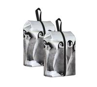 L'Emperor Penguin Printing， Lot de 2 Sacs à Chaussures de Voyage, Sacs de Rangement imperméables, Organisateur de Chaussures pour Les Voyages et la Maison