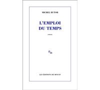 L'emploi du temps - Michel Butor - Minuit - Livre