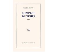 L'emploi du temps - - Michel Butor - Minuit - Livre
