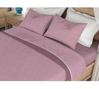 L'Emporio Casa Parure de lit double en flanelle 100 % coton chaud 240 x 290 cm + sous angles 160 à 180 x 195 à 200 + 2 taies d'oreiller 50 x 80 (variante 19)