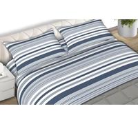 L'Emporio Casa Parure de lit double en flanelle 100 % coton chaud 240 x 290 + sous angles 160 à 180 x 195 à 200 + 2 taies d'oreiller 50 x 80 (variante 11)