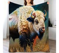 LEMRIXL Couverture 3D Douce et Moelleuse Vache Colorée a5500 | Polaire Plaid Couverture, 3D Imprimée, pour Enfants et Adolescents, Couverture Automne Hiver Canapé Lit Déco, 180x220 cm