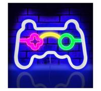 LEMST LED néon signe Manette De Jeu Cool En Néon Contrôleur De Jeu Lumière LED Variable Pour Salle De Jeu Chambre À Coucher Décor De Fête En Club 30cmx20cm/11.81inx7.87in