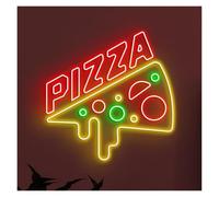 LEMST néon signe Enseigne Néon Pizza Intensité Variable