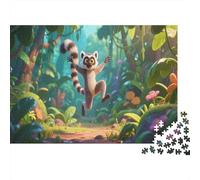 Lémur1000 Pieces Jigsaw Puzzles for Adults Family Game Heureux HourChallenging Home Decors Great Cadeau Idea38x26cm/1000pcs