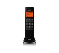 Brondi Téléphone sans fil Lemure 10273920 - DECT/GAP, Afficheur rétroéclairé, ID d'appelant - Noir