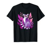 Lémurien à Queue annulaire Violet Jungle Wildlife Madagascar T-Shirt