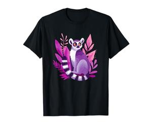 Lémurien à Queue annulaire Violet Jungle Wildlife Madagascar T-Shirt