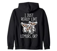 Lémurien Mignon bébé lémurien Amateur de Singe pour Enfants Sweat à Capuche