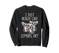 Lémurien Mignon bébé lémurien Amateur de Singe pour Enfants Sweatshirt