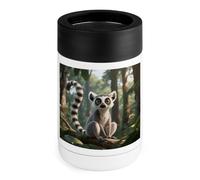 Lemurs in The Jungle - Glacière de canette de 340,2 g | Porte-canettes isothermes pour canettes de boissons de 340,2 g - Bière, eau de Seltzer et soda, portable, durable