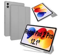 Lemxiee Coque pour Xiaomi Redmi Pad 2 Pro & POCO Pad M1 12.1" Case avec Porte styleto & Béquille Cuir PU + Silicone Coque