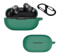 Lemxiee Cover pour Beats Solo Buds Coque,Coque en Silicone Antichoc pour Beats Solo Buds(2024) Case -Verte