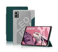 Lemxiee Cover pour Lenovo Legion Tab Coque,Housse Premium en Cuir PU avec Support Pliable/dissipateur Thermique pour Lenovo Legion Tab -Vert