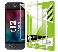 Lemxiee HD Protecteur d'écran pour Nintendo Switch 2 Verre Trempé [3 Pièces]