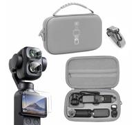 Lemxiee Pochette Housse pour DJI Bundle Vlog Osmo Pocket 4P Coque avec [2 Pièces] Protecteur d'écran Verre Trempé Accessoire